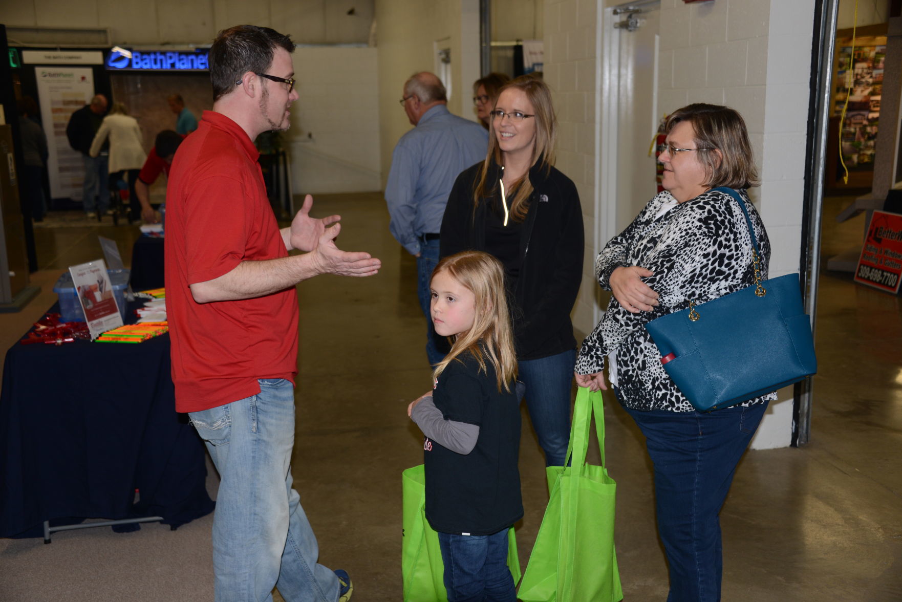 Dan Crafton, Katelyn Blary, Marian Bardon, Riley Bardon